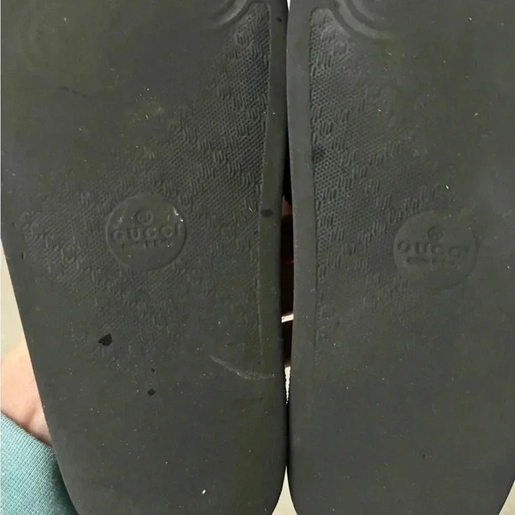 Gucci GG Blooms Supreme Floral Slide Slip On Rubber Sandals Flats EU 34 - Picture 13 of 13